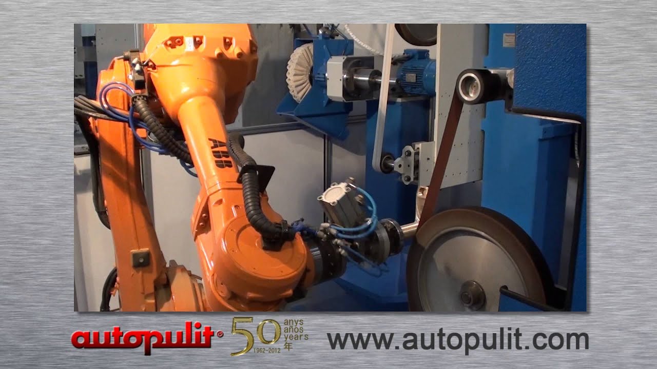 Robot Cell Grinding-Polishing Faucets