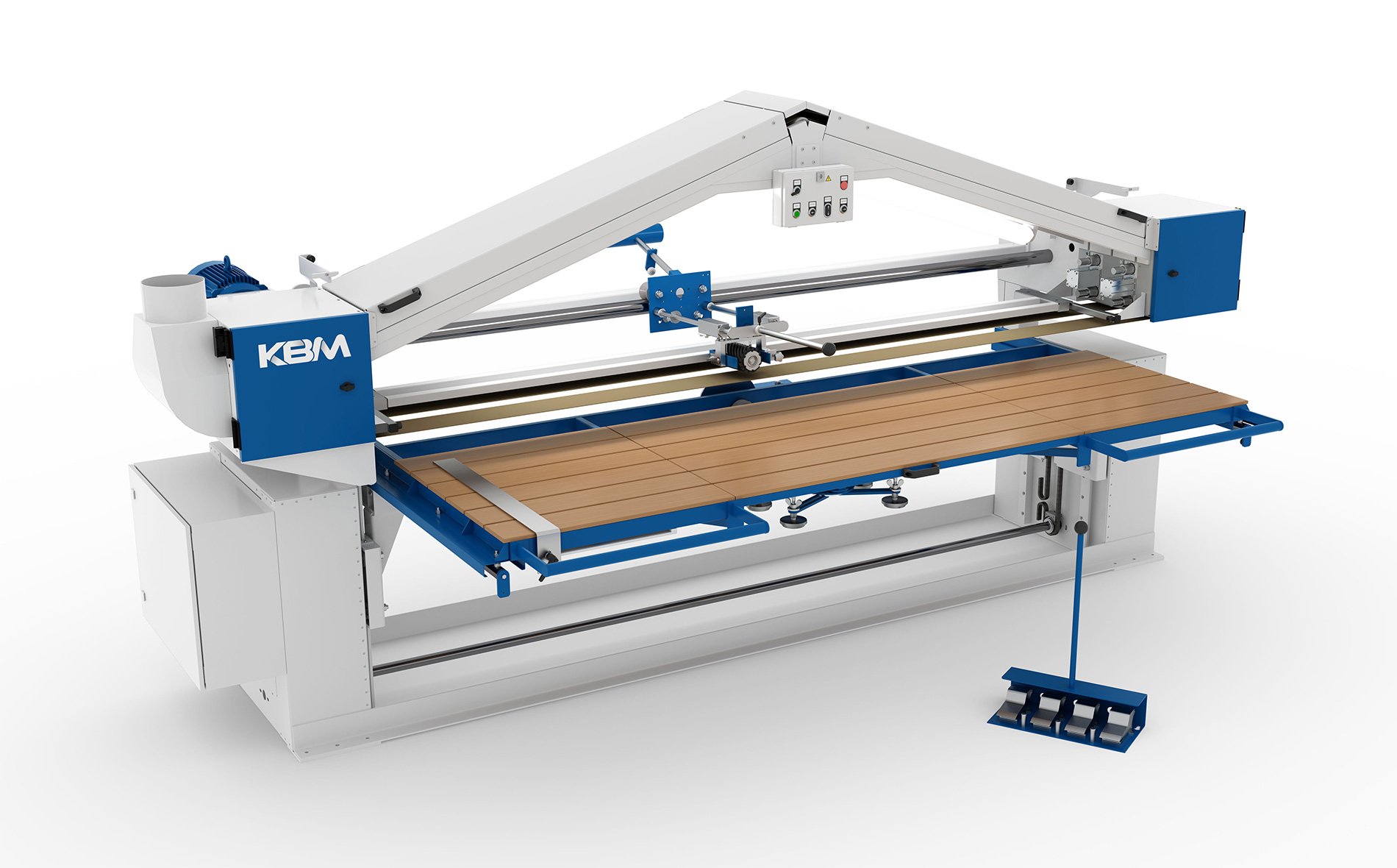 1-M2S92-Zweiband-Gesamtansicht-DOU-Tisch-Flachtisch-3D-Vakuum-Handling