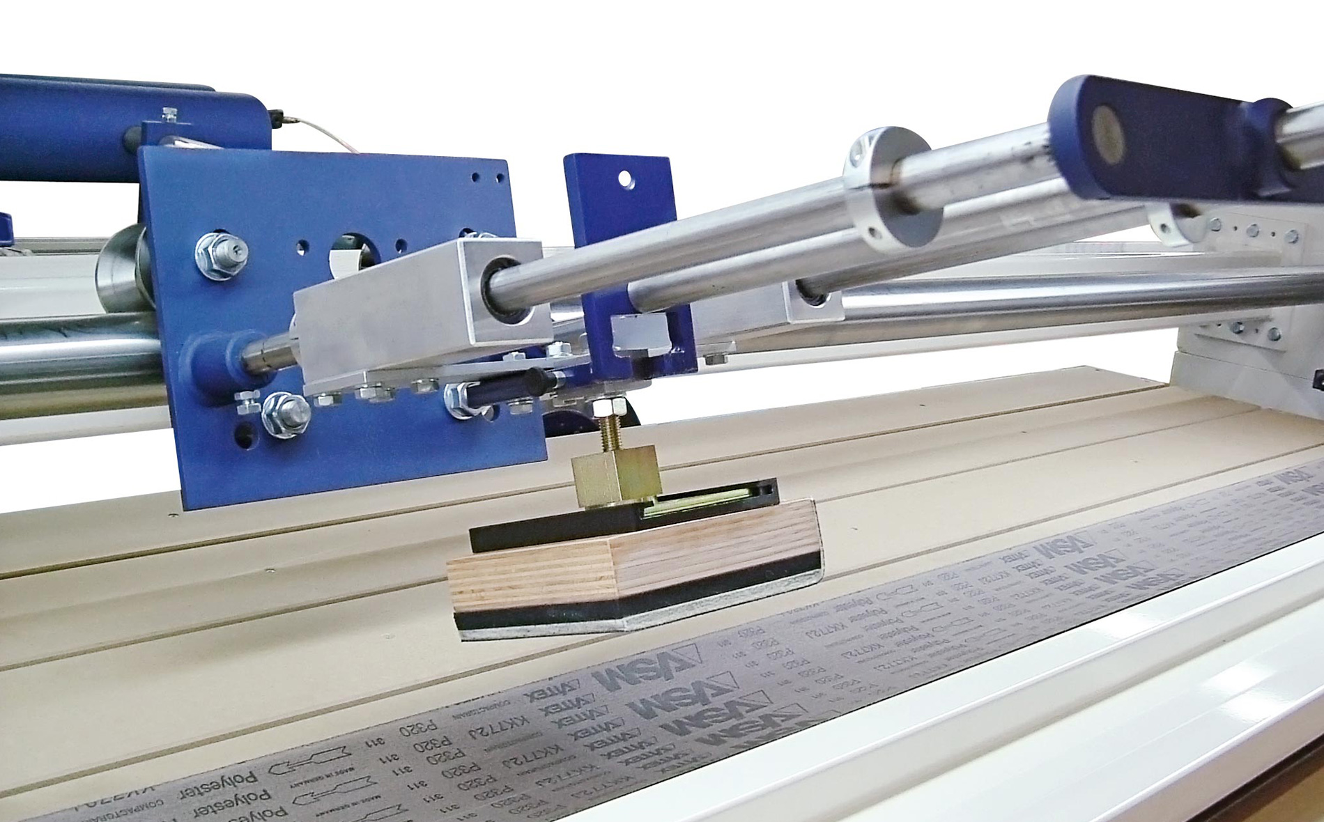 5-Langbandschleifmaschine-M2S97-Zweiband-Schleifschuh-Schnellwechselsystem